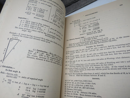 Nicholls's Concise Guide To The Ministry of Transport Navigation Examinations All Grades Volume I By Charles H. Brown 1949