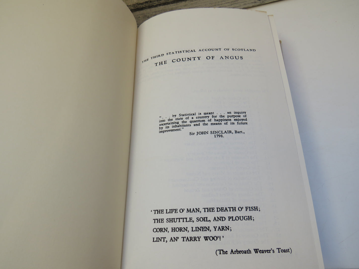 The Third Statistical Account of Scotland The County of Angus 1977