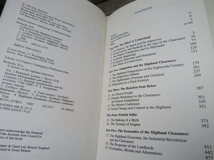 A History of the Highland Clearances Volume 2: Emigration, Protest, Reasons By Eric Richards 1985