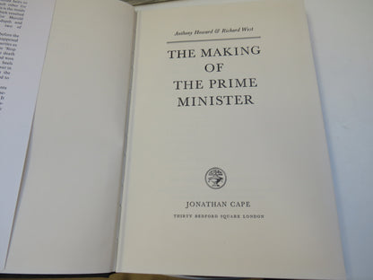 The Making of The Prime Minster By Anthony Howard & Richard West 1965 book image 3