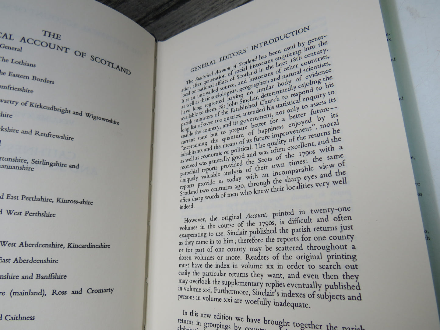 The Statistical Account of Scotland 1791-1799 Volume XVIII 1979