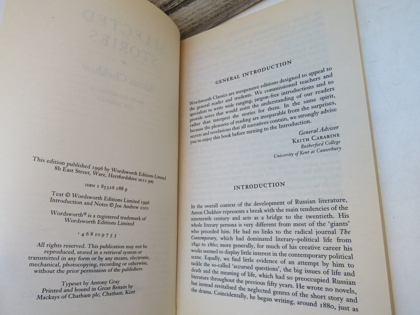 Selected Stories By Anton Chekhov 2002