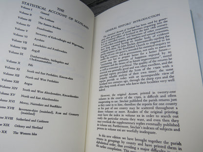 The Statistical Account of Scotland 1791 -1799 Edited By Sir John Sinclair 1982