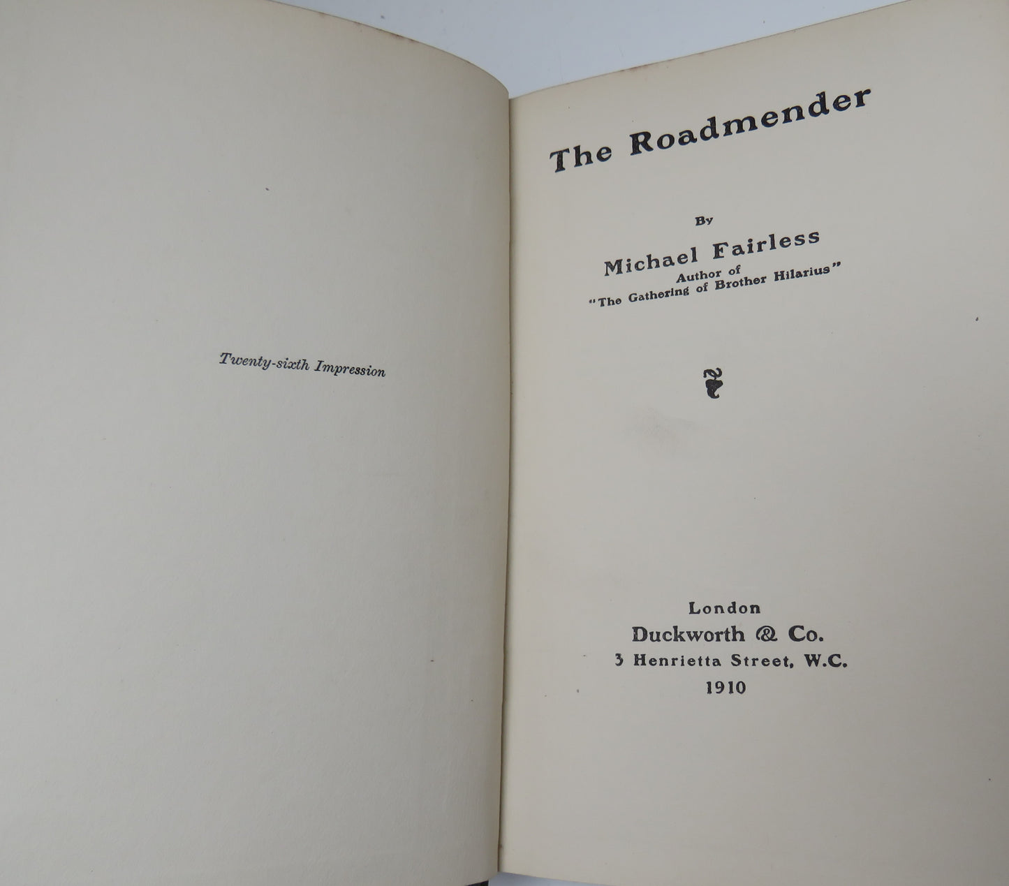 The Roadmender by Michael Fairless, 1910