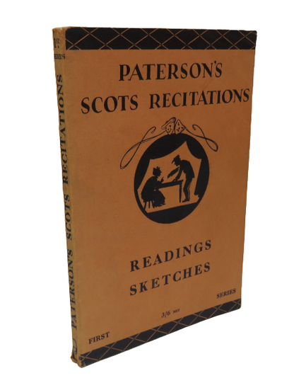 Paterson's Scots Recitations, Readings and Sketches in Poem and Verse, First Series, 1948 book front cover