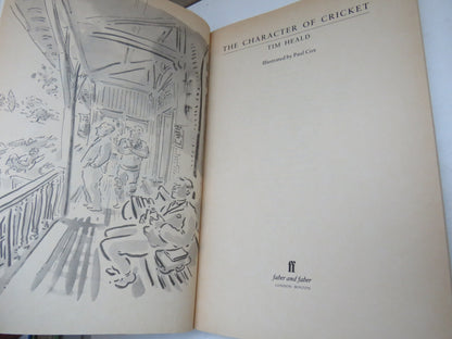 The Character of Cricket By Tim Heald Illustrated By Paul Cox 1987 book image 3