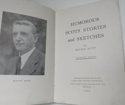 Dufton Scott's Humorous Scots Stories and Sketches, by Dufton Scott, Collected Edition, 1953 book image 4