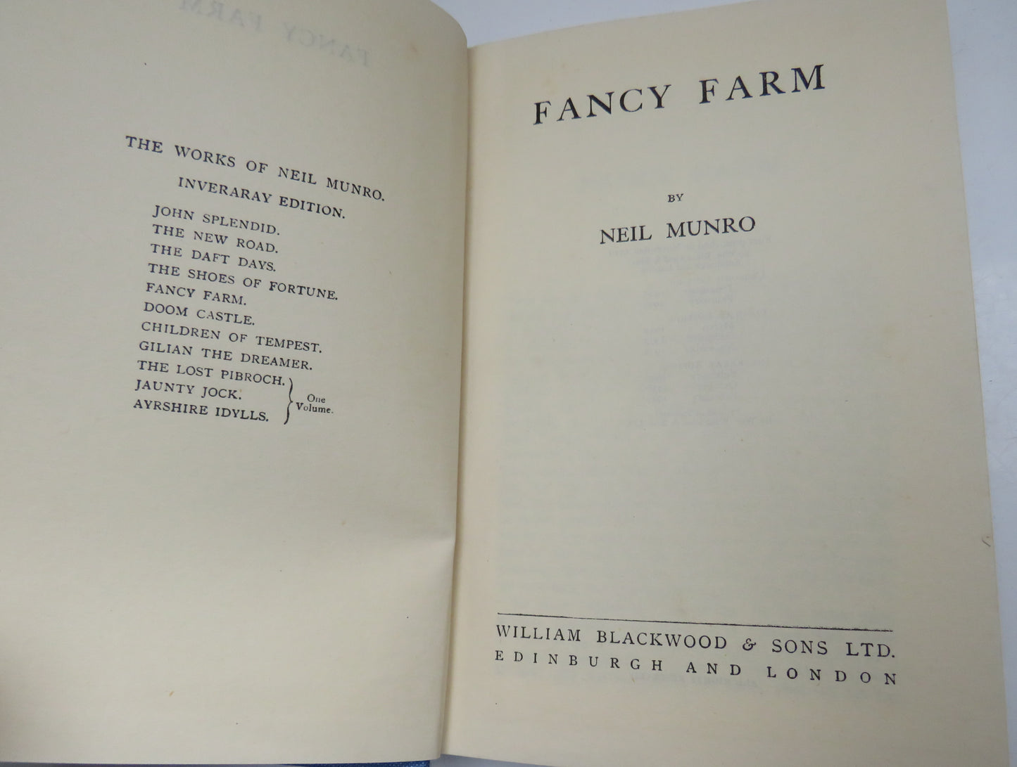 Fancy Farm by Neil Munro, 1949