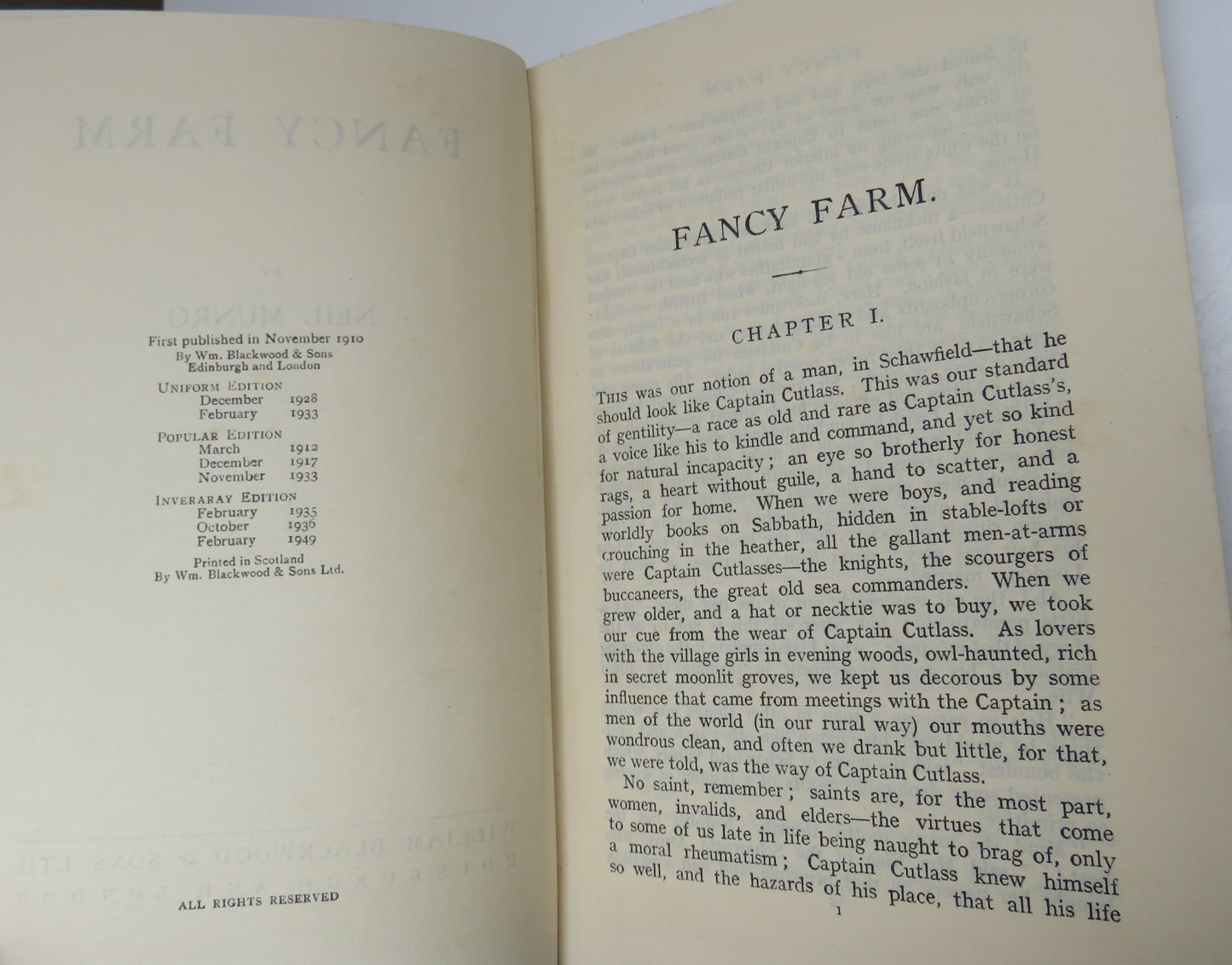 Fancy Farm by Neil Munro, 1949