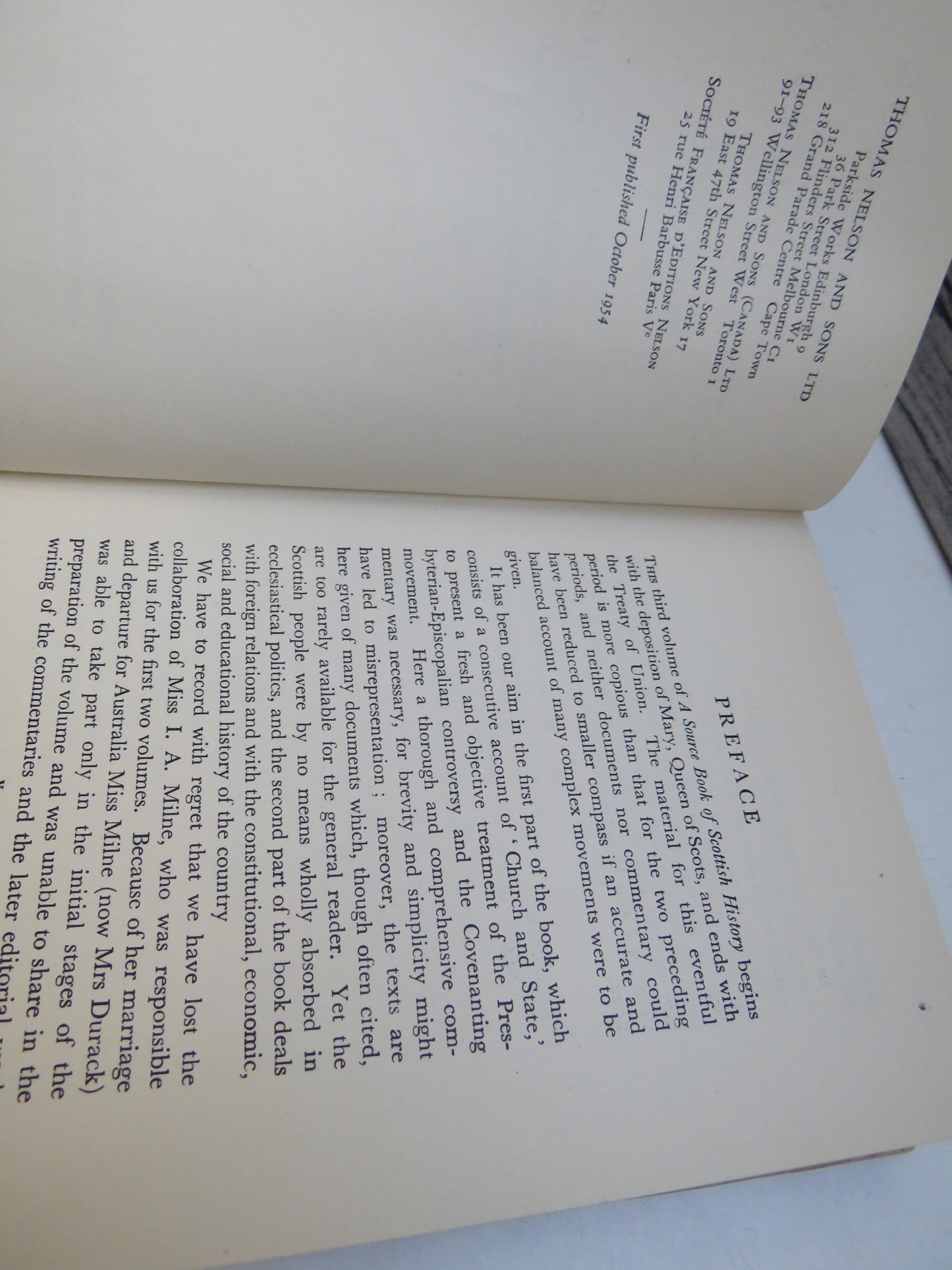 A Source Book of Scottish History Volume Three 1567-1707