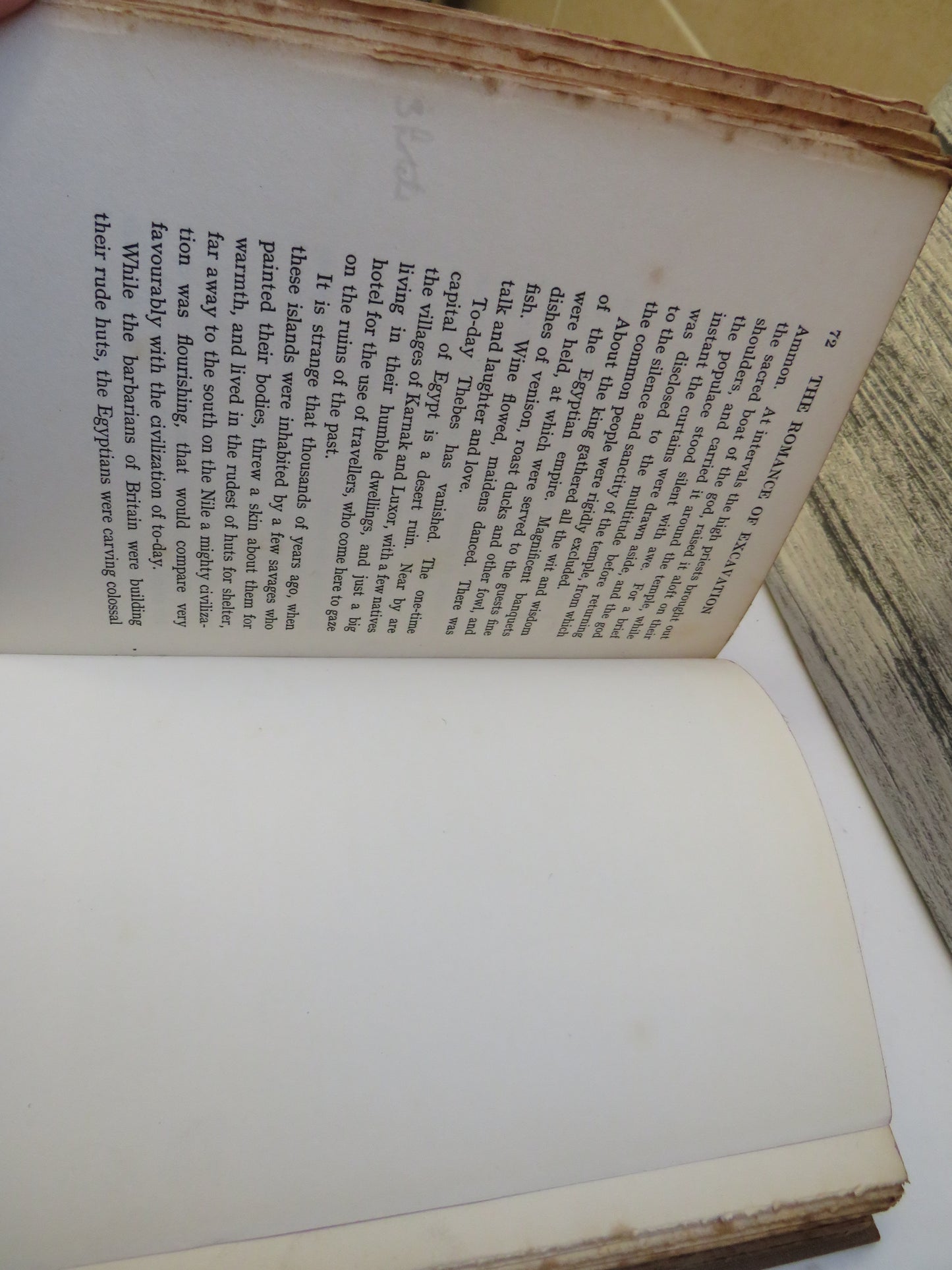 The Romance of Excavation A Record of the Amazing Discoveries In Egypt, Assyria, Troy, Crete, Etc By David Masters 1923