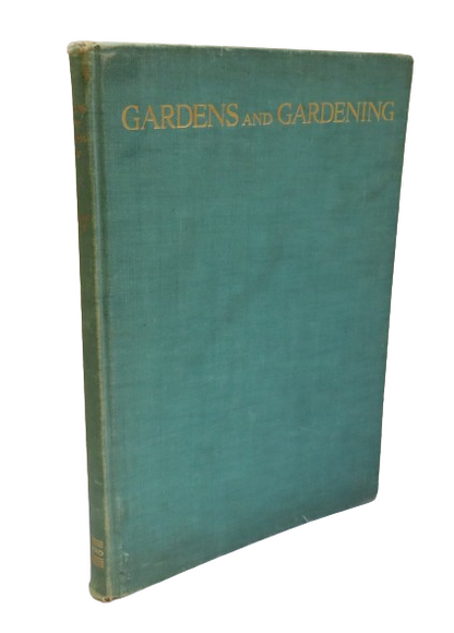 Gardens and Gardening 1937 Edited by F.A Mercer book front cover