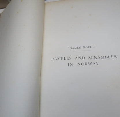 "Gamle Norge" Rambles and Scrambles in Norway by Robert Taylor Pritchett, 1879 book image 3