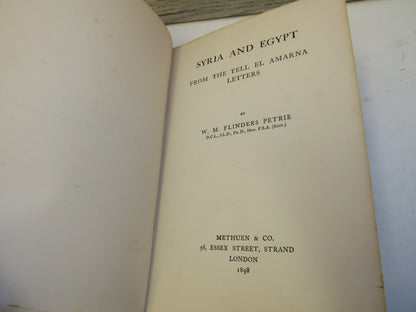 Syria and Egypt From The Tell El Amarna Letters By W. M. Flinders Petrie 1898 book image 4