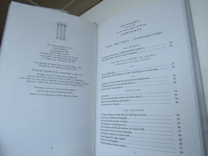 The British Academy of Cricket Manual For Gentlemen and Players 1988 book image 4