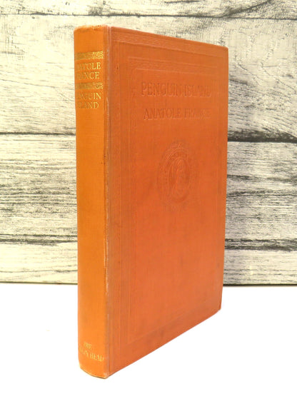 Penguin Island By Anatole France A Translation By A. W. Evans 1924 book front cover