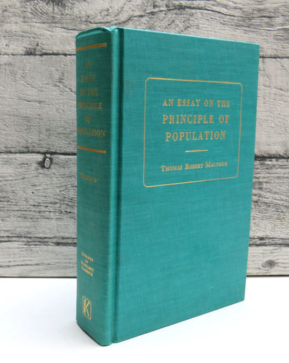 An Essay On The Principle Of Population Or A View Of Its Past and Present Effects On Human 1986  Hap book front cover