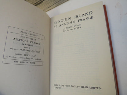 Penguin Island By Anatole France A Translation By A. W. Evans 1924 book image 3