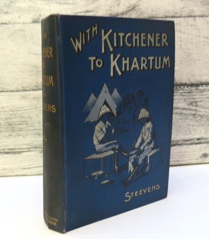 With Kitchener To Khartum By G. W. Steevens 1898 book front cover