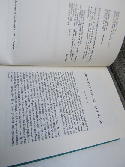 An Essay On The Principle Of Population Or A View Of Its Past and Present Effects On Human 1986  Hap book image 5