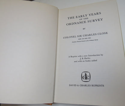 The Early Years of the Ordnance Survey By Col Sir Charles Close 1969 book image 4