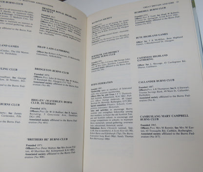 World Directory of Scottish Associations Compiled and Edited By Michael Brander and Iseabail Macleod book image 5