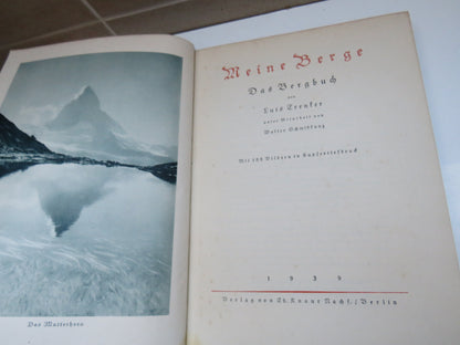 Meine Berge Das Berbuch Von Luis Trenker, 1939 book image 4