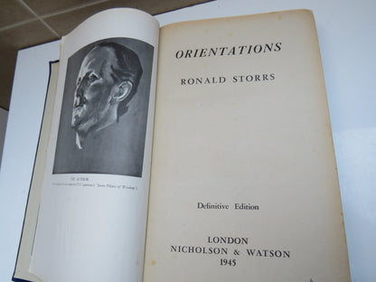 Orientations by Ronald Storrs, Definitive Edition, 1945 book image 4