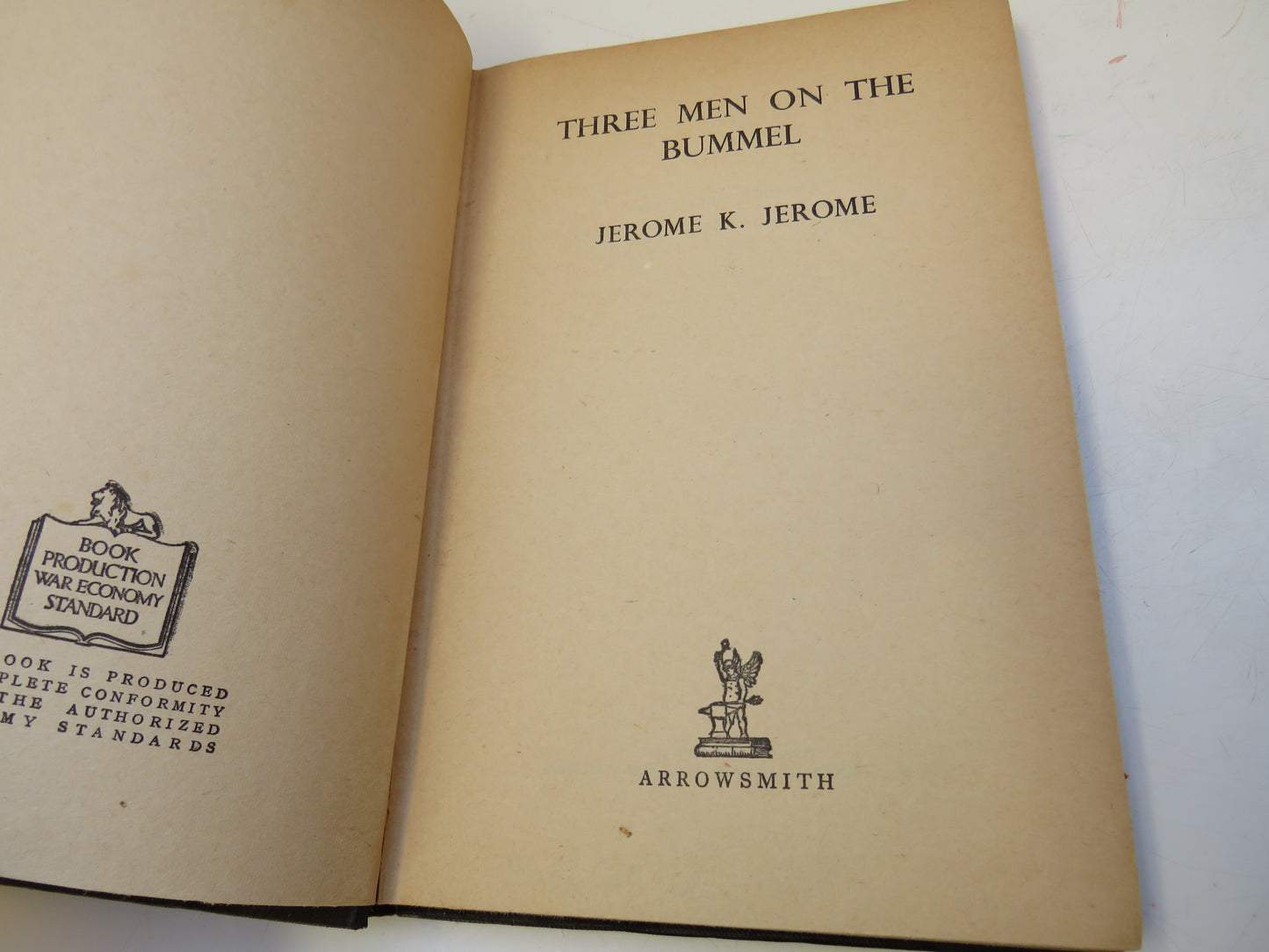 Three Men On The Bummel By Jerome K. Jerome 1945