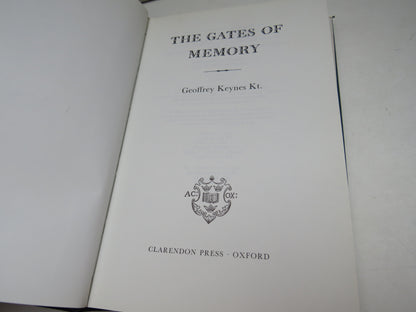 The Gates of Memory By Geoffrey Keynes Kt. 1982 (Vintage Biography) book image 3