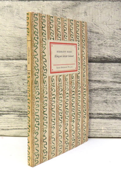 Klingsors Letzter Sommer By Hermann Hesse book front cover