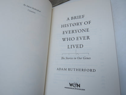 A Brief History of Everyone Who Ever Lived The Stories In Our Genes By Adam Rutherford 2016 book image 3