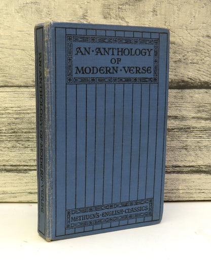 An Anthology of Modern Verse Chosen By A. Methuen 1933 book front cover
