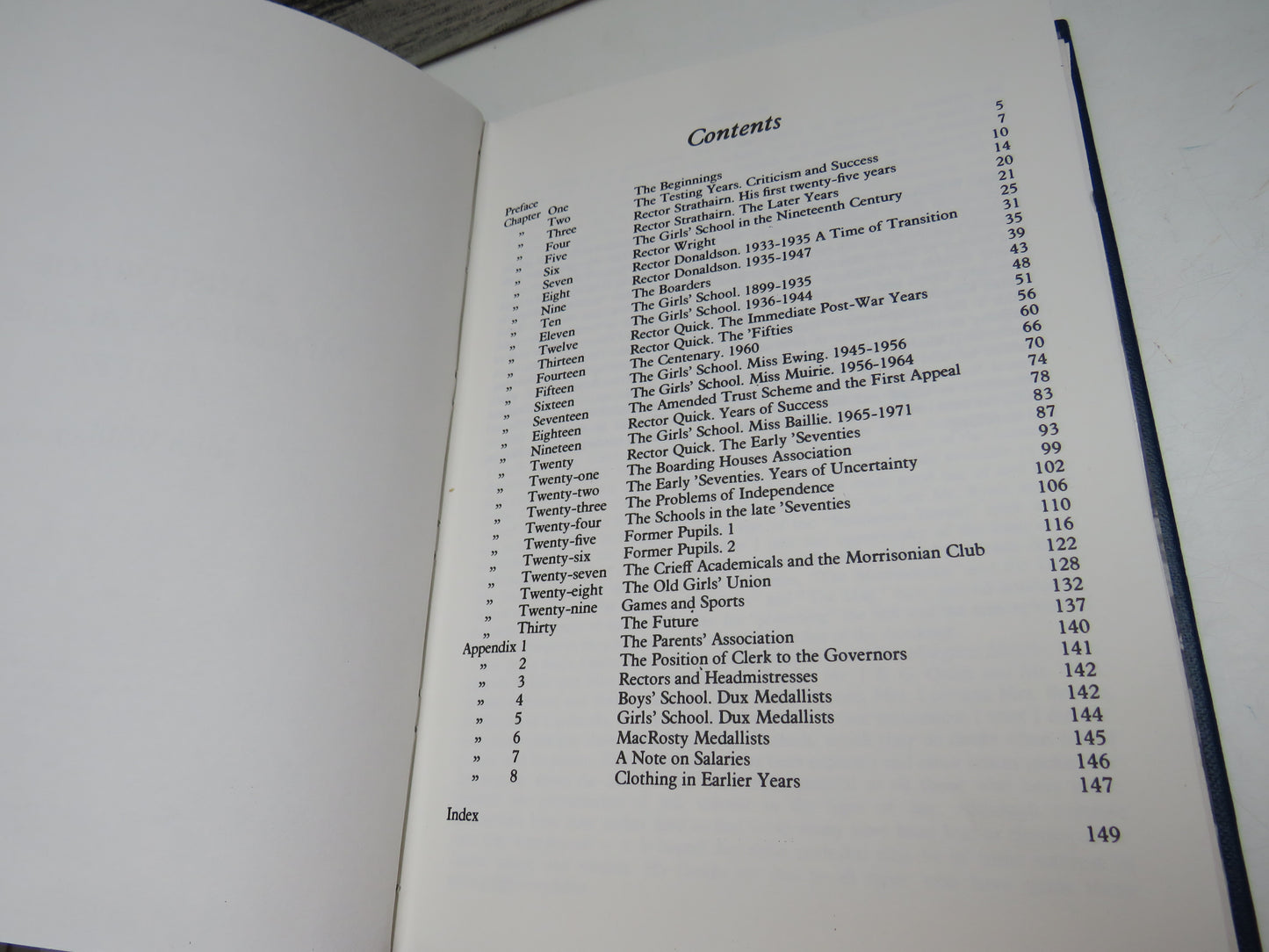 A History of Morrison's Academy, Crieff By John Williamson 1980 (Vintage Scottish History Book) book 5