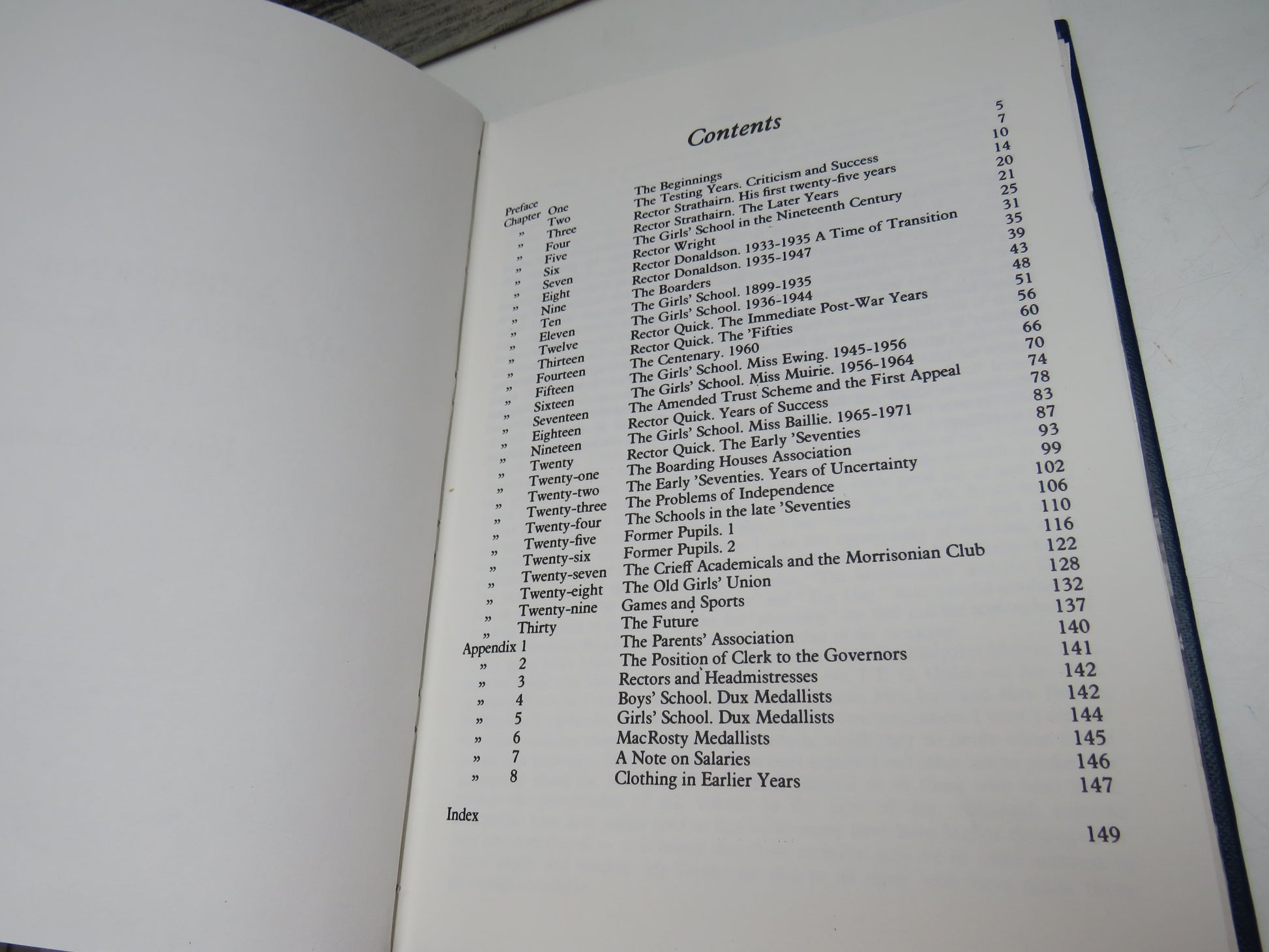 A History of Morrison's Academy, Crieff By John Williamson 1980 (Vintage Scottish History Book) book 5