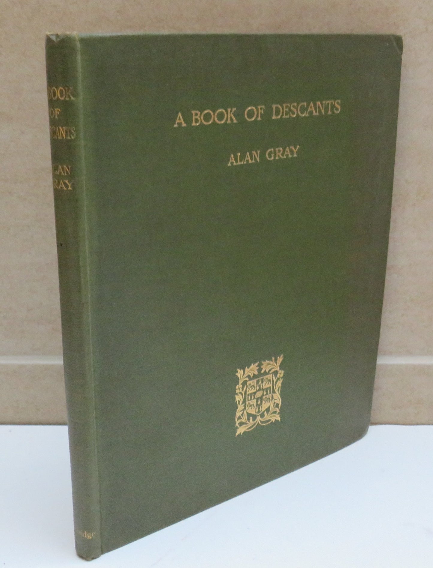 A Book of Descants by Alan Gray, 1920