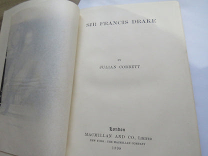 Sir Francis Drake By Julian Corbett 1898 book image 5