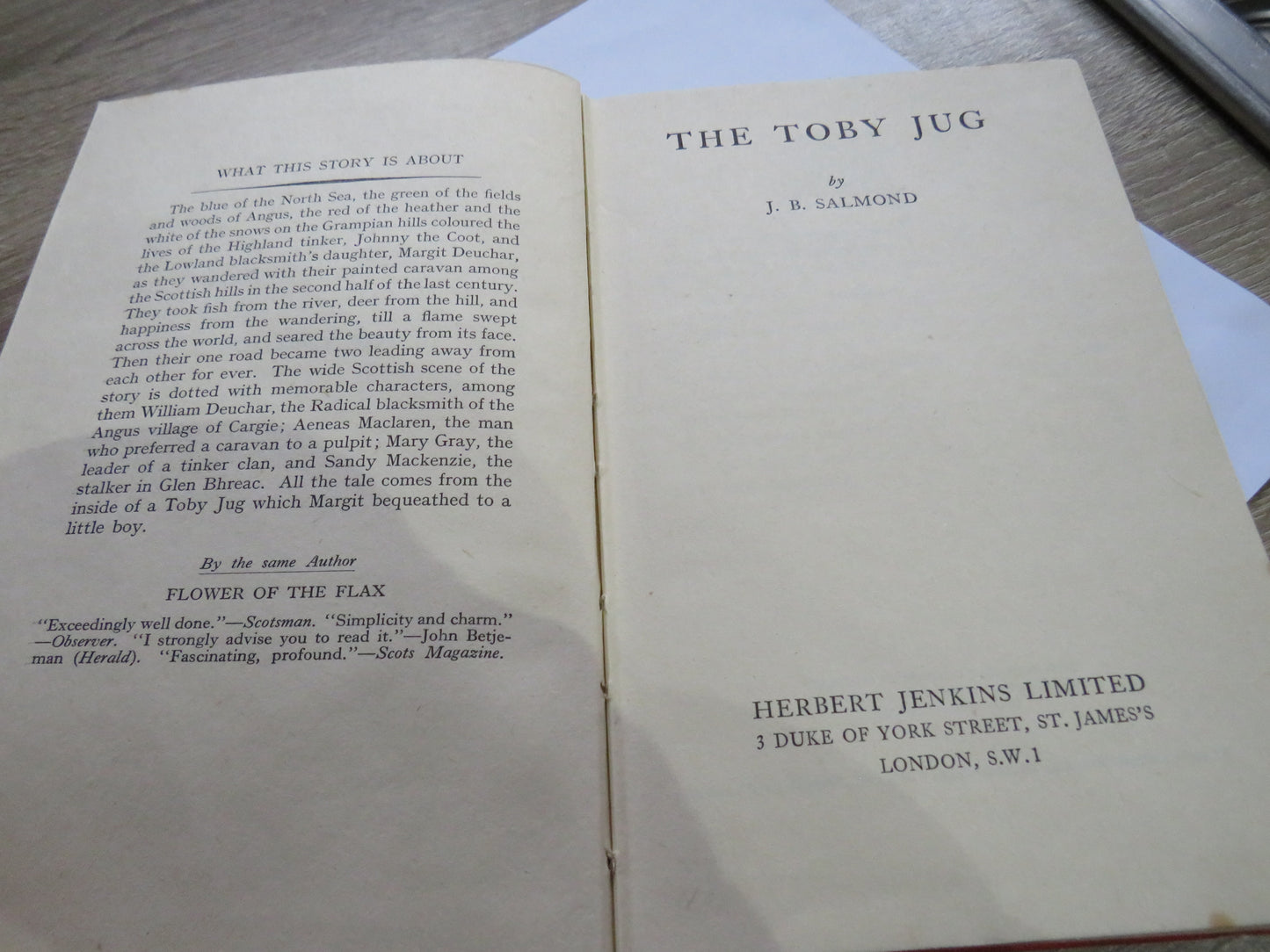 The Toby Jug By J.B. Salmond