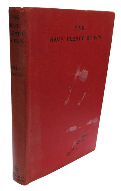 Five Have Plenty of Fun By Enid Blyton 1955 1st Edition book front cover