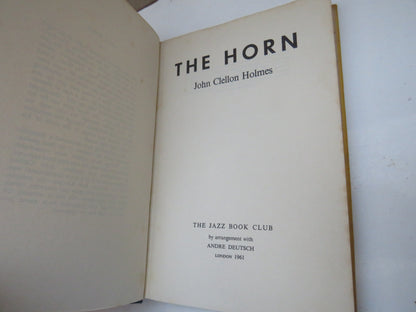 The Horn By John Clellon Holmes 1961 The Jazz Book Club book image 3