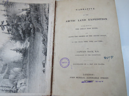 Narrative of the Arctic Land Expedition by Captain Black, 1836 book image 6