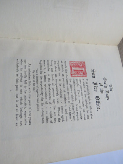 The Early Days of the Sun Fire Office By Edward Baumer 1910 book image 4