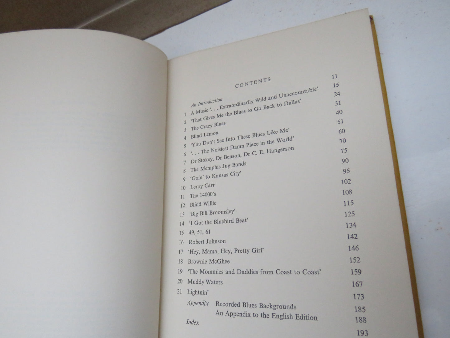 The Country Blues By Samuel B. Charters 1961