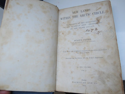 New Lands Within the Artic Circle, Narratives of the Discoveries of the Austrian Ship "Tegetthoff" i book image 4