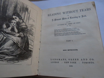 Reading Without Tears Or A Pleasant Mode of Learning To Read By The Author of Day Part 1 1930 book image 2
