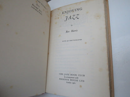 Enjoying Jazz by Rex Harris 1961 book image 3