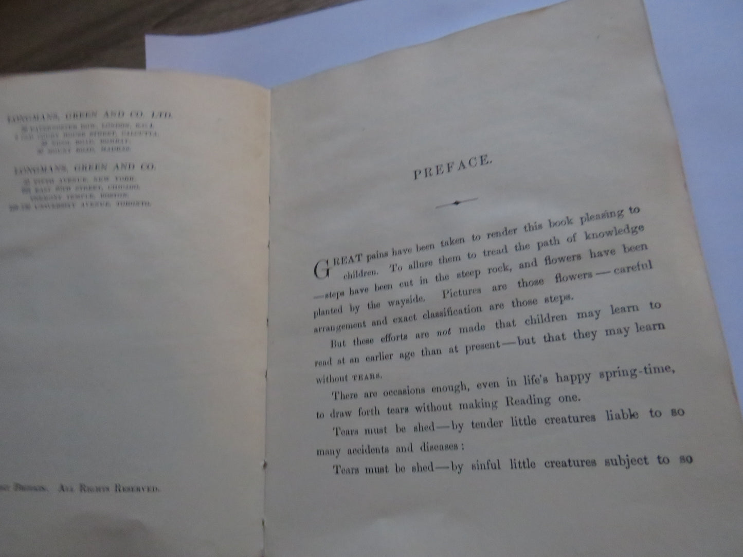 Reading Without Tears Or A Pleasant Mode of Learning To Read By The Author of Day Part 1 1930