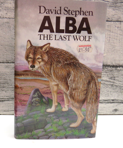 Alba, The Last Wolf By David Stephen 1986 book front cover