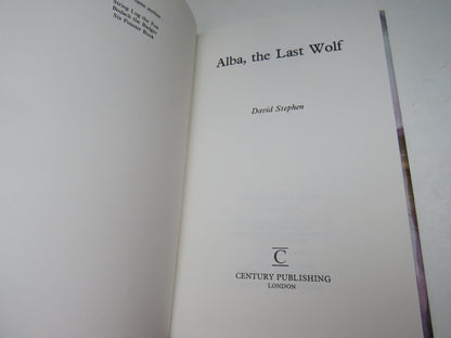 Alba, The Last Wolf By David Stephen 1986 book image 4