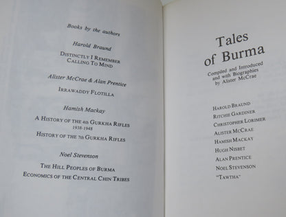 Tales of Burma Compiled and Introduced and with Biographies By Alister McCrae 1981 book image 6